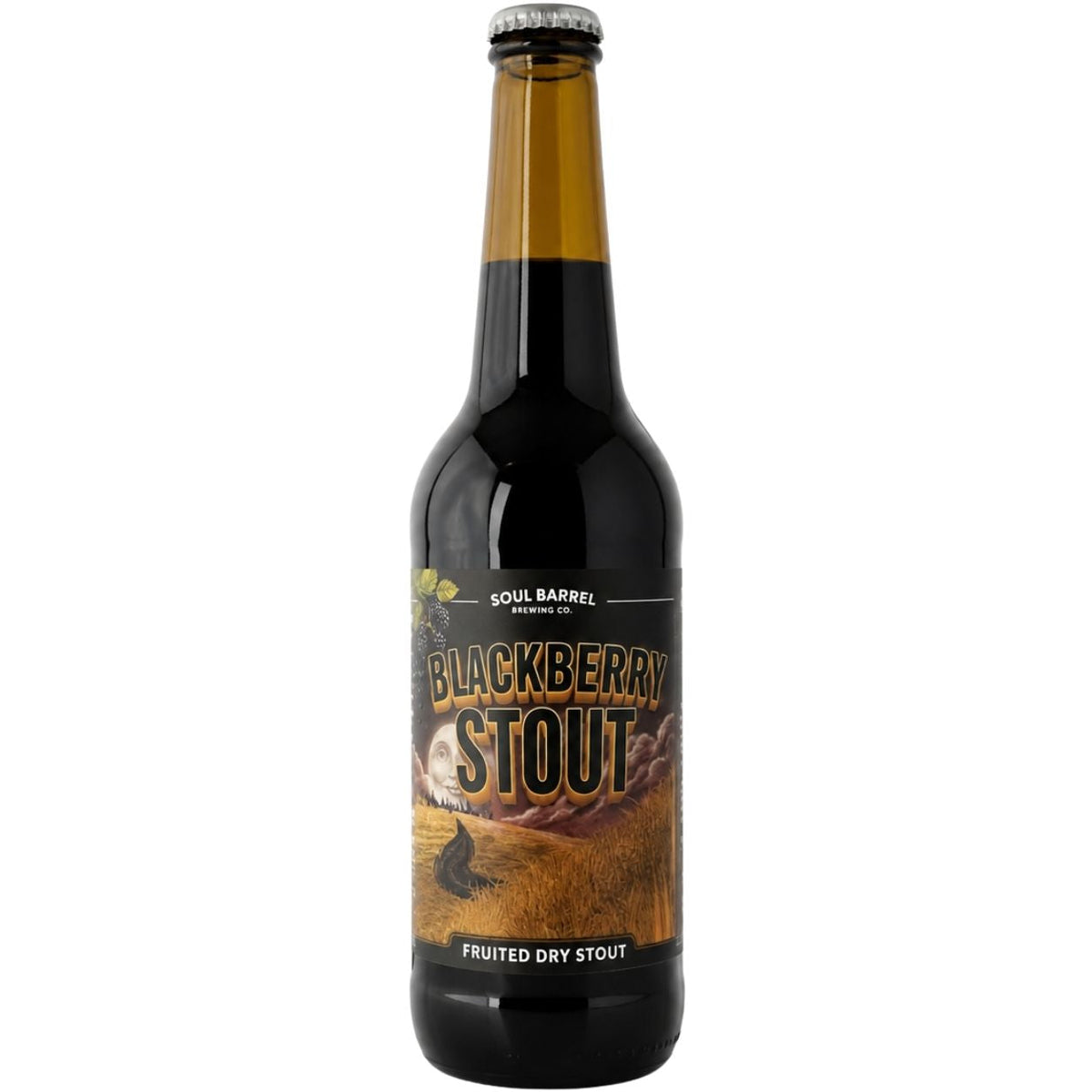 Blackberry Stout - Fruited Dry Stout by Soul Barrel Brewing | Cape & Cane