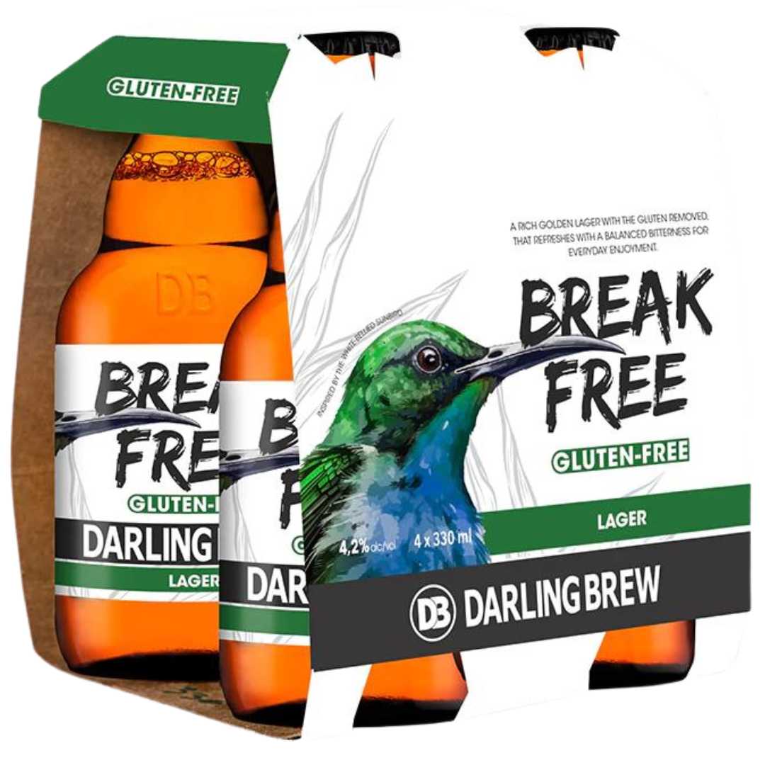 Break Free Gluten Free Lager by Darling Brew | Cape & Cane