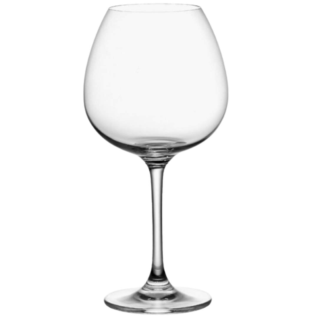 Armelle Burgundy Crystal Glass 660ml | Cape & Cane