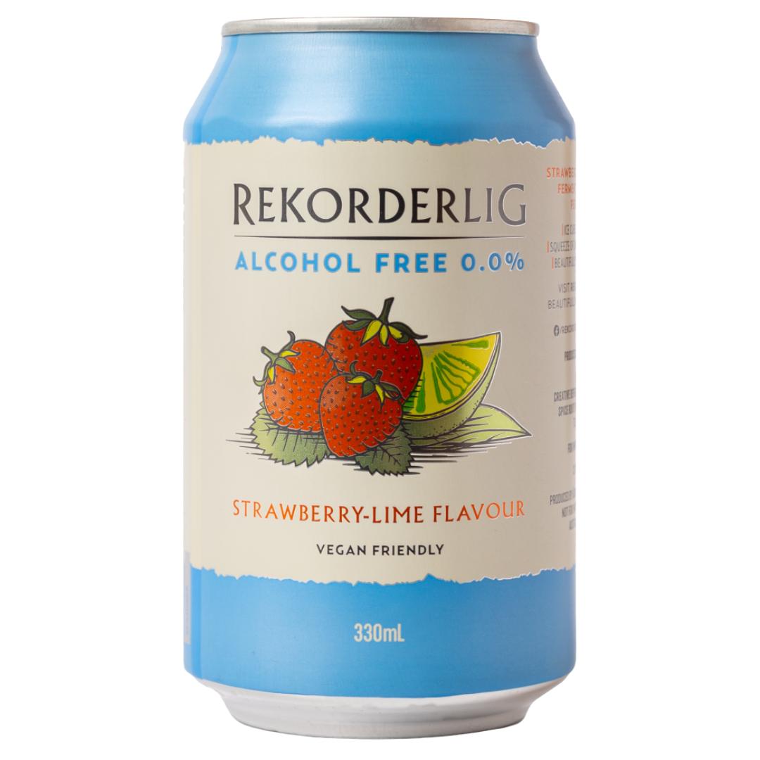 Rekorderlig Strawberry-Lime Alcohol Free 330ml | Cape & Cane