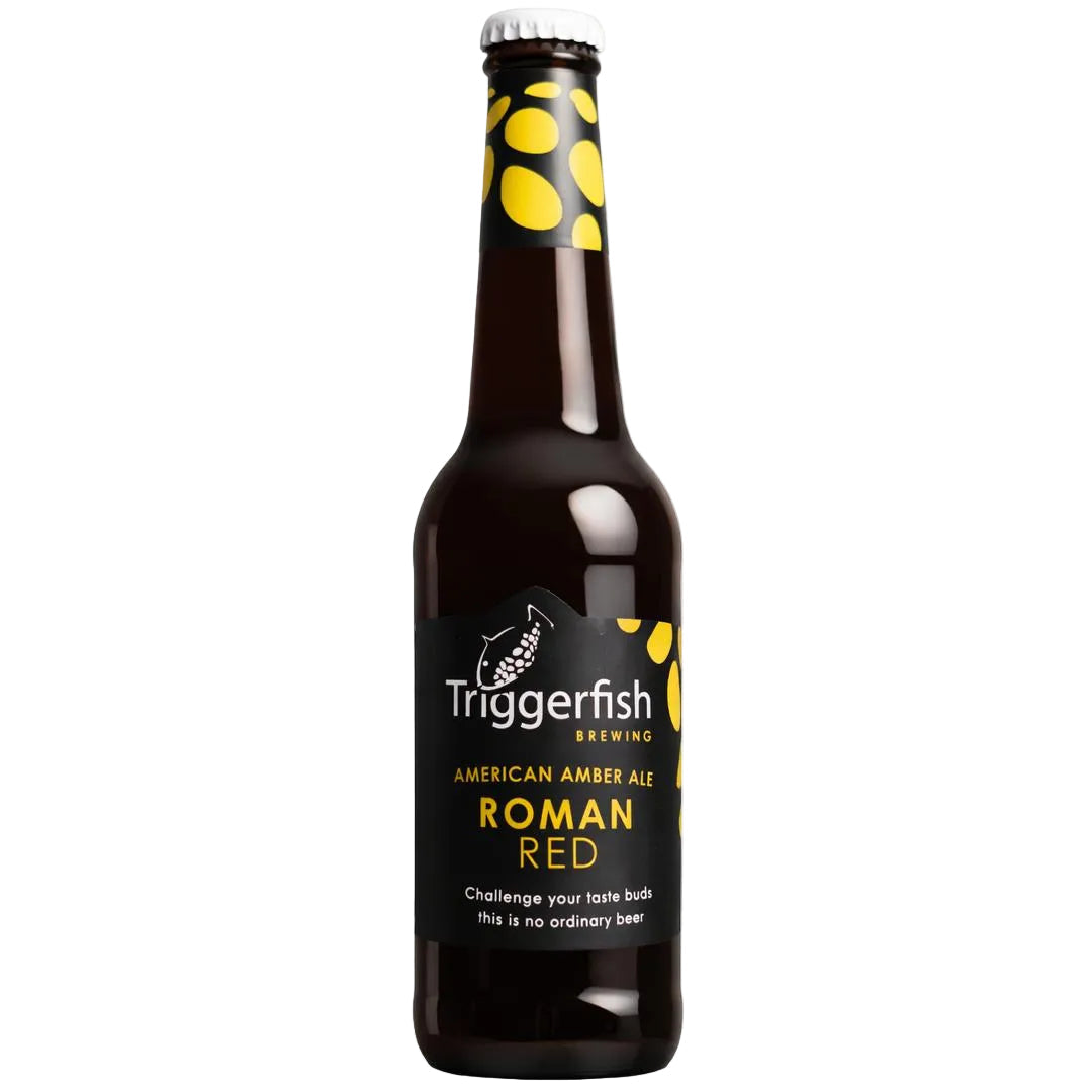 Roman Red American Amber Ale by Triggerfish Brewing | Cape & Cane