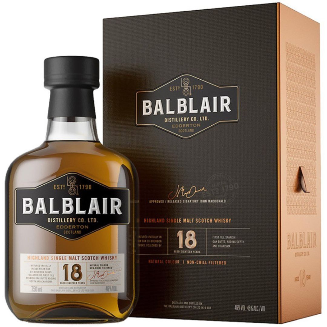 Balblair 18 Year Old Highland Single Malt | Cape & Cane