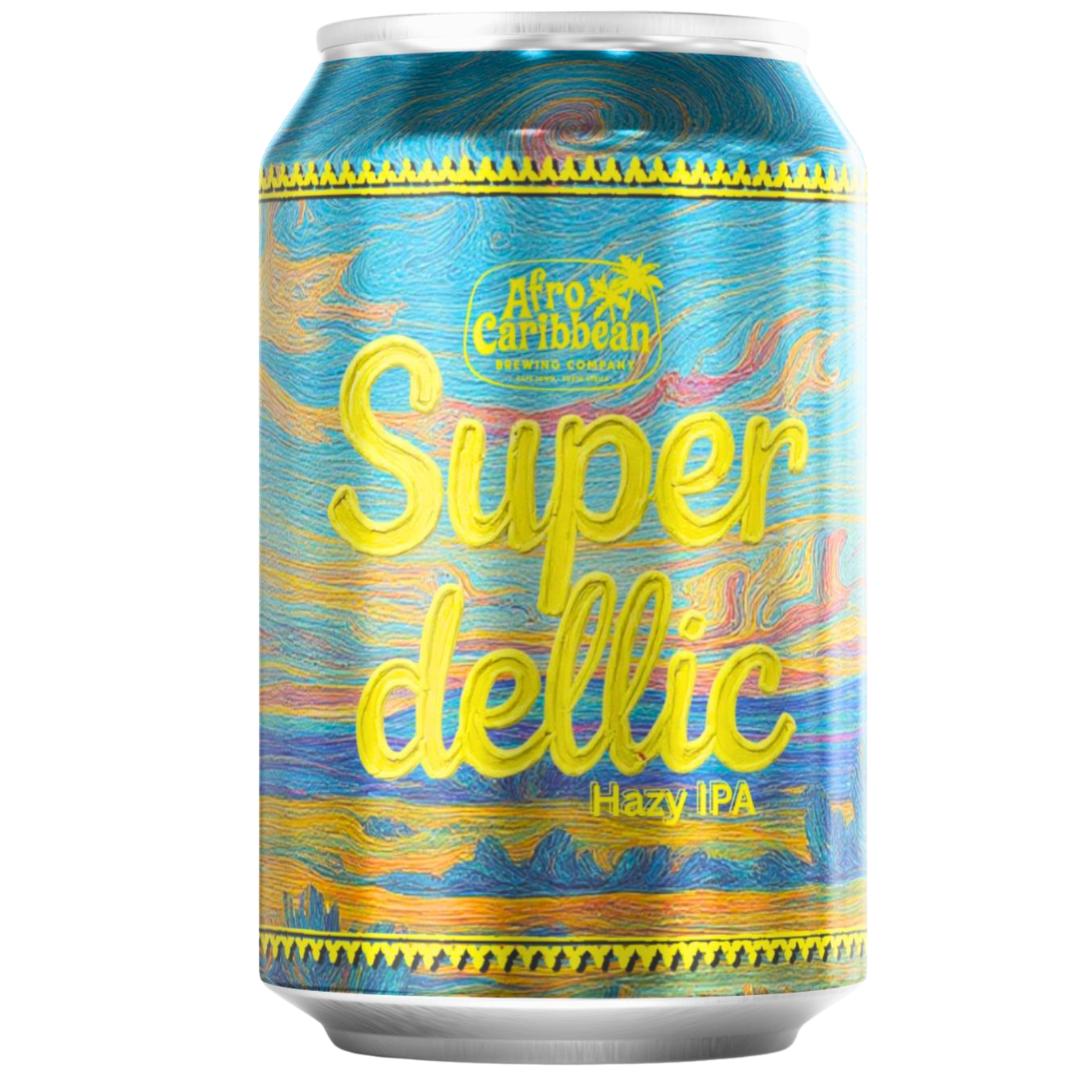 Superdellic Hazy IPA by Afro Caribbean Brewing Co | Cape & Cane
