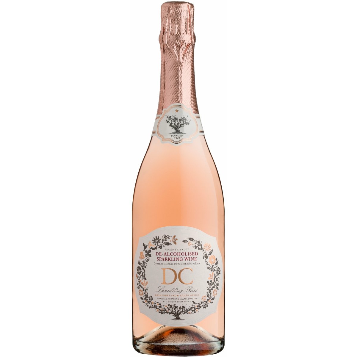Darling Cellars De-Alcoholised Sparkling Rosé | Cape & Cane