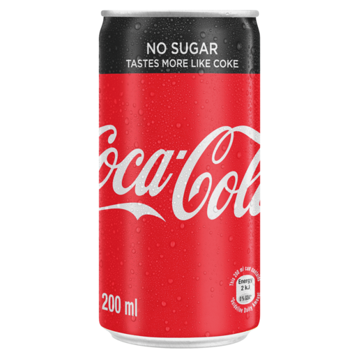 Coke Zero 200ml Can | Cape & Cane