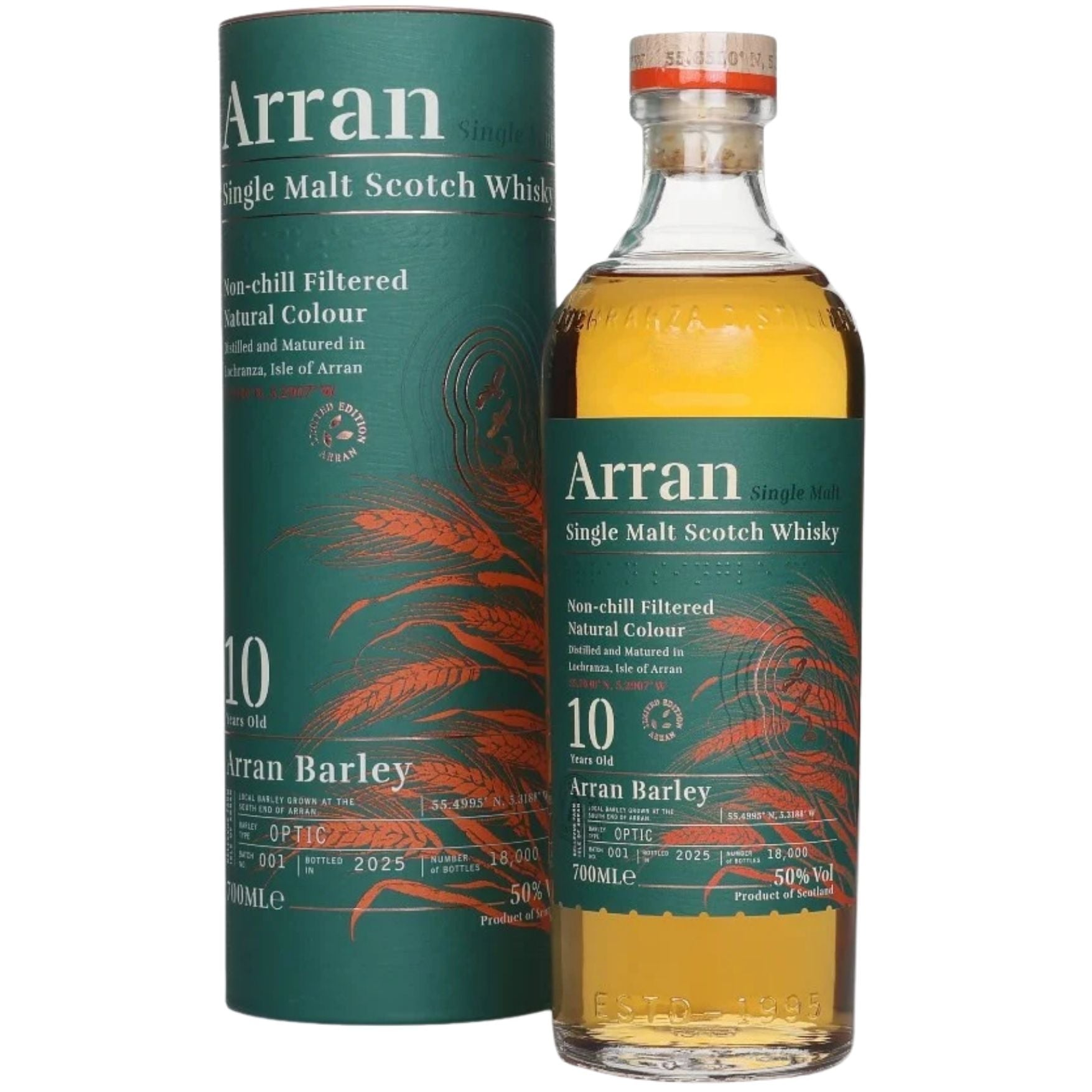 Arran Barley 10 Year Old Batch 001 | Cape & Cane