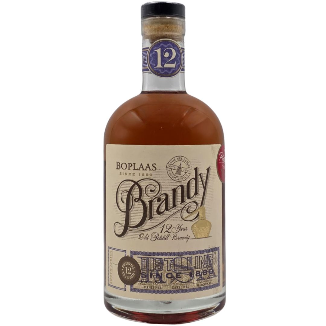 Boplaas 12 Year Old Potstill Brandy | Cape & Cane