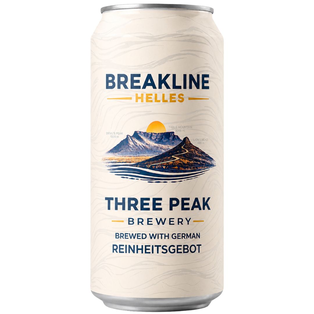 Breakline Helles - Three Peak Brewery | Cape & Cane