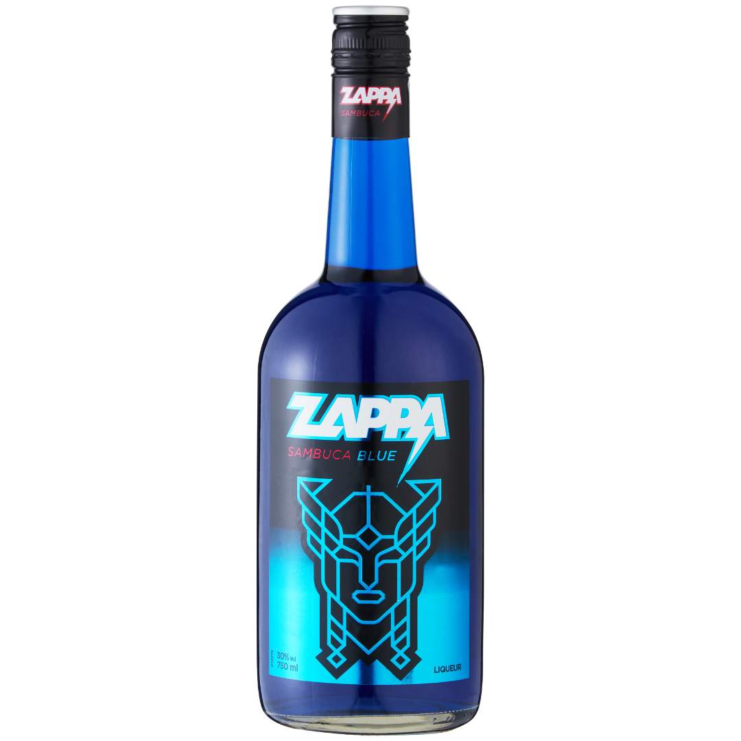 Zappa Blue Sambuca | Cape & Cane
