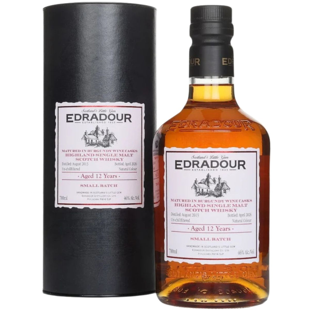 Edradour 12 Year Old 2013 – Burgundy Wine Cask Matured