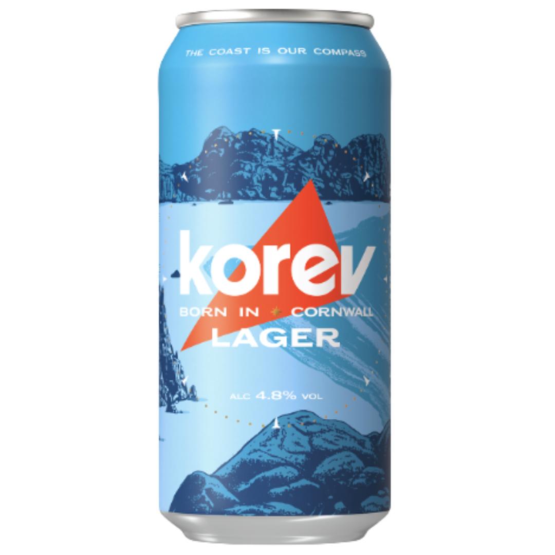 Korev Lager by St Austell Brewery | Cape & Cane