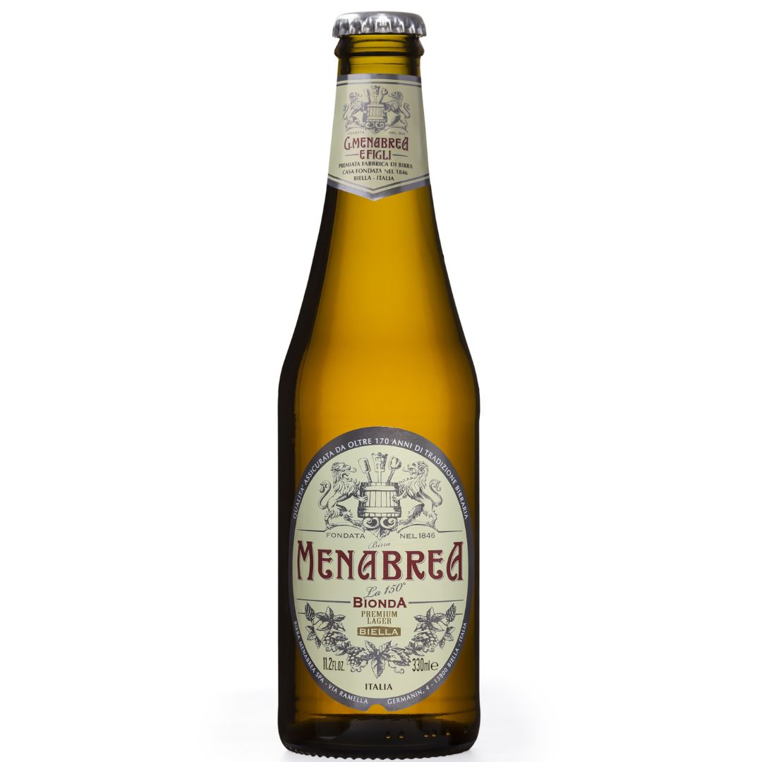 Menabrea Bionda 330ml – Premium Lager Beer | Cape & Cane