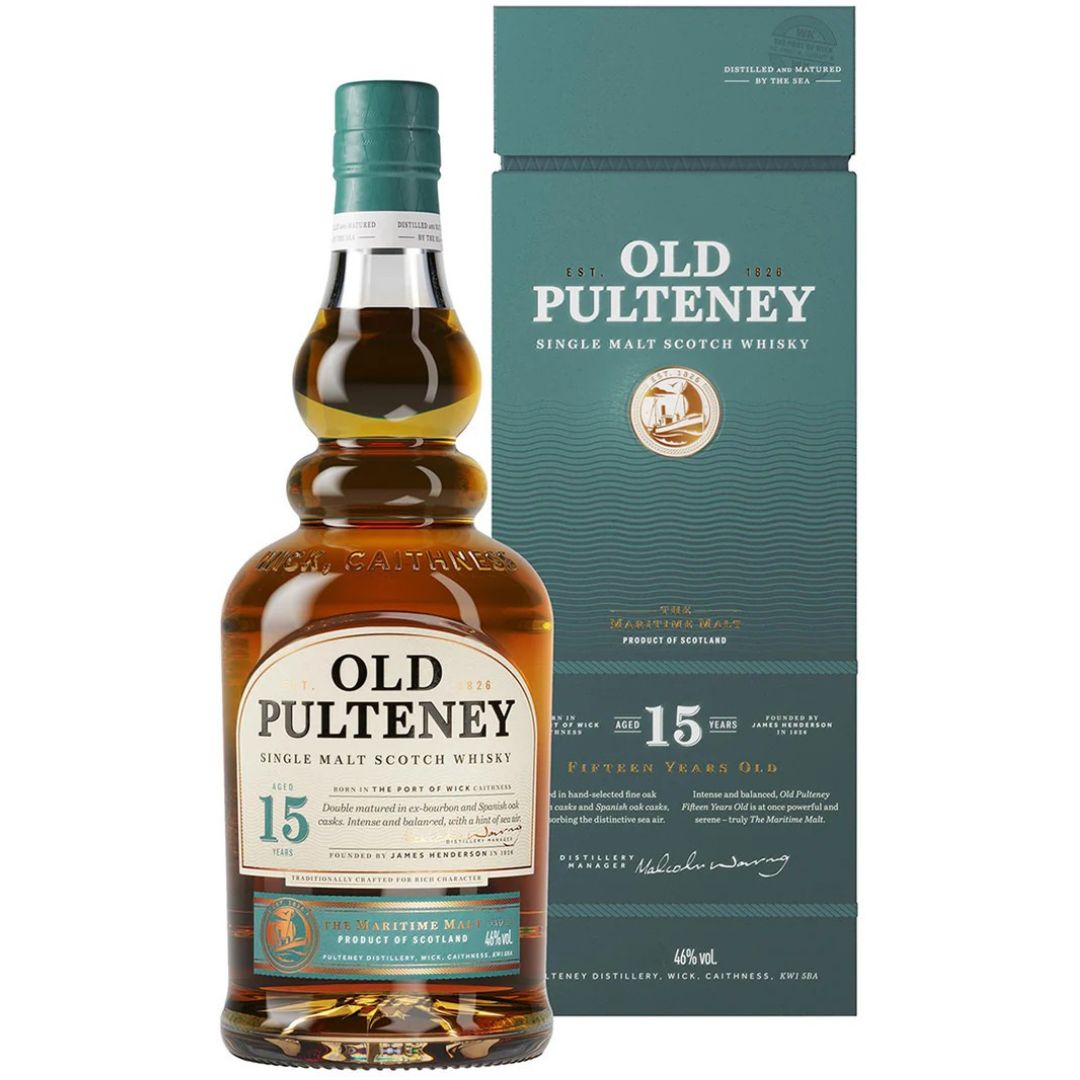 Old Pulteney 15 Year Old Single Malt Scotch Whisky | Cape & Cane