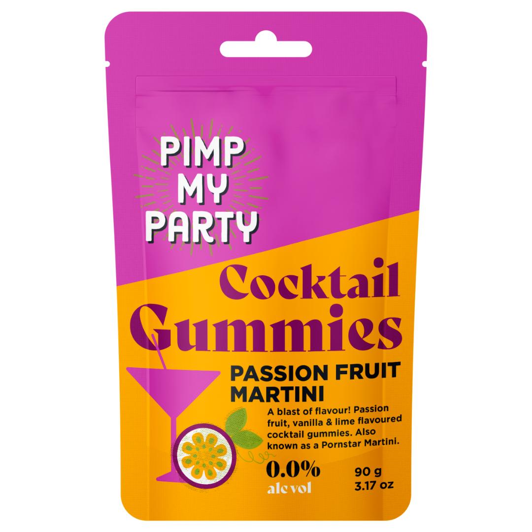 Pimp My Party Cocktail Gummies - Passion Fruit Martini | Cape & Cane