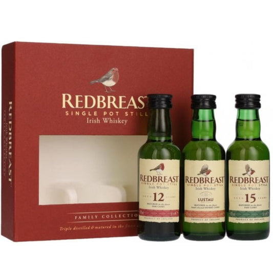 Redbreast Family Collection – 3 × 50ml Miniature Bottles