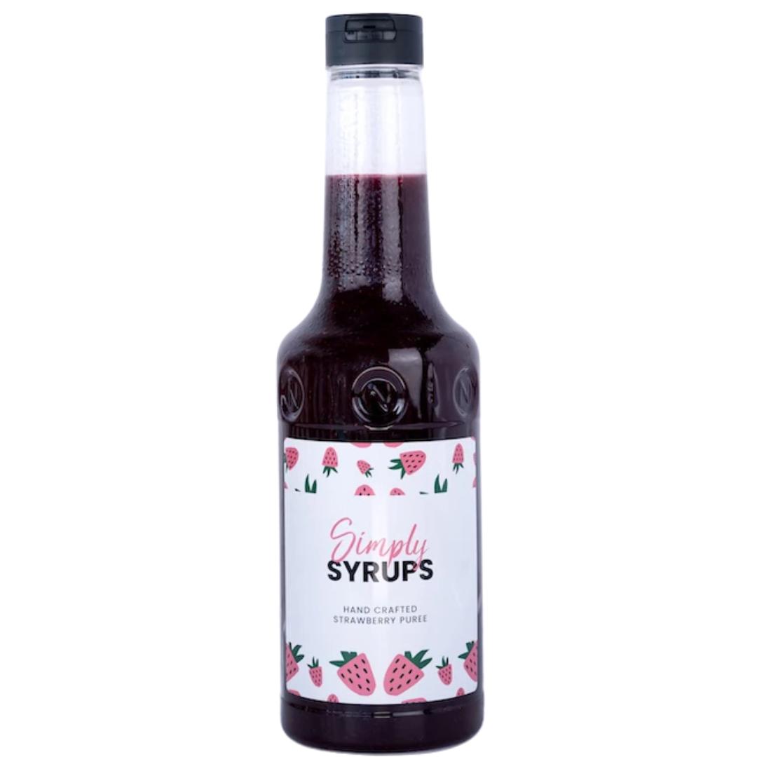 Simply Syrups Strawberry Fruit Puree | Cape & Cane