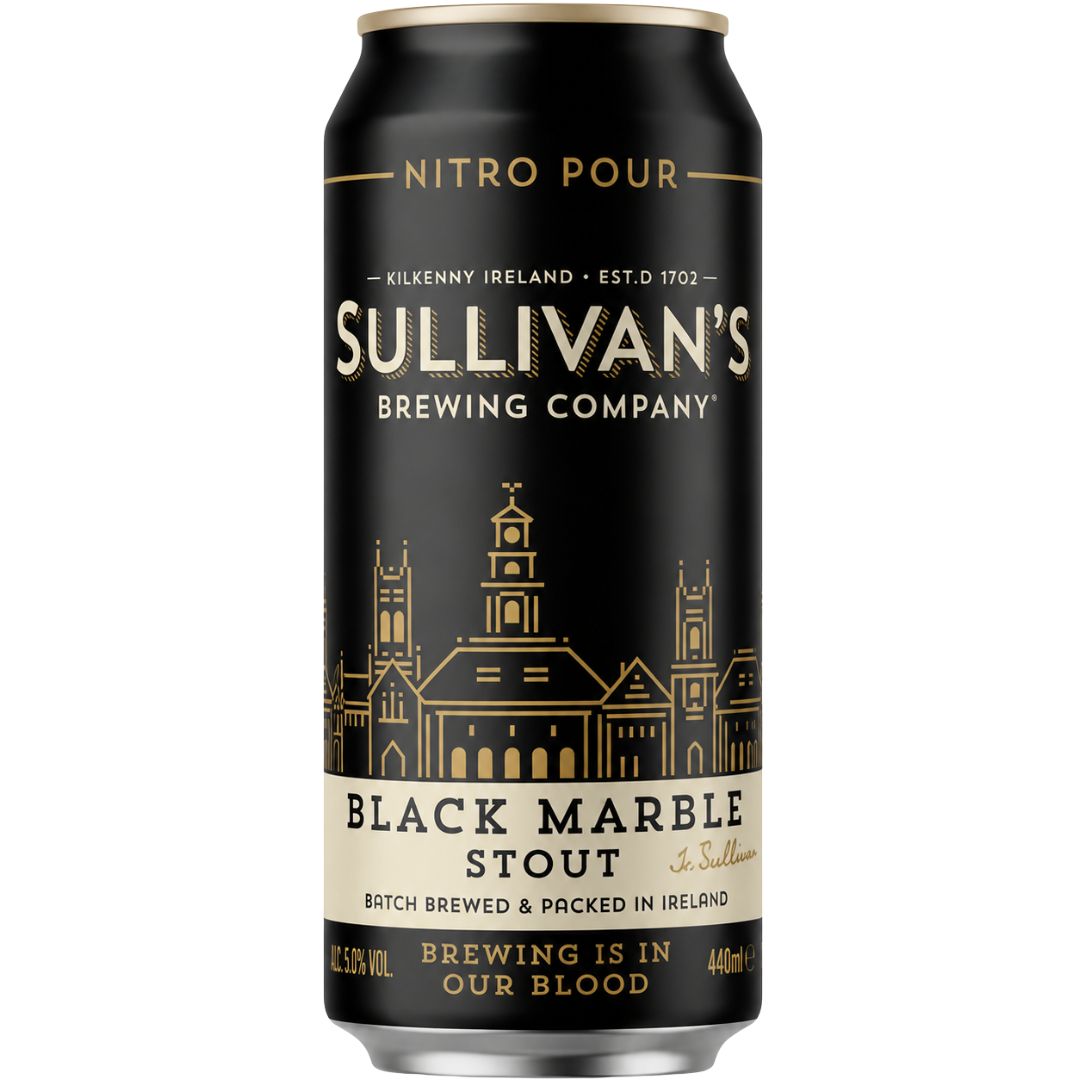 Sullivan's Black Marble Stout Nitro Pour Can | Cape & Cane