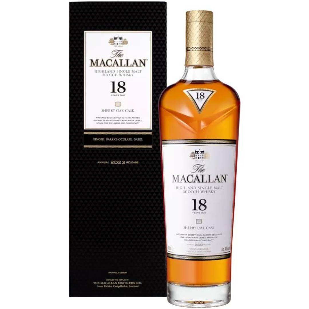The Macallan 18 Year Old Sherry Cask - 2023 Release | Cape & Cane