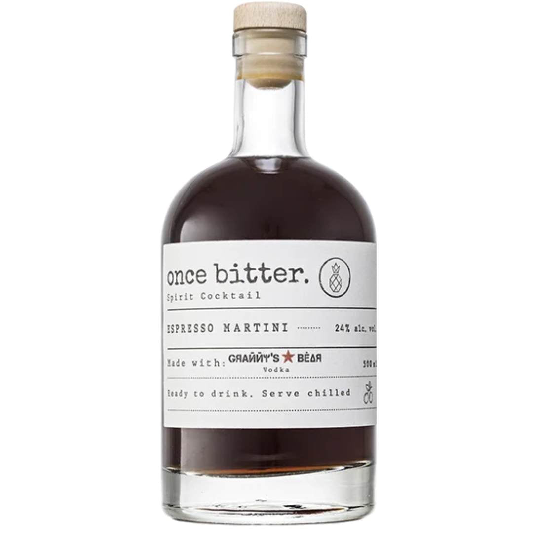Espresso Martini - Once Bitter Spirit Cocktails | Cape & Cane