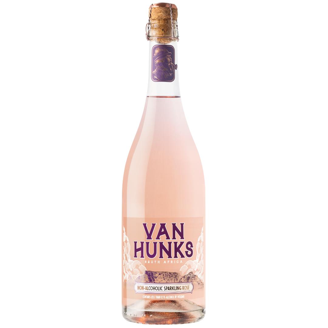 Van Hunks Non-Alcoholic Sparkling Rosé | Cape & Cane