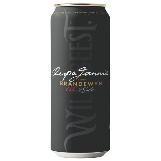 Wildebeest Oom Jannie Brandewyn Cola & Soda | Cape & Cane