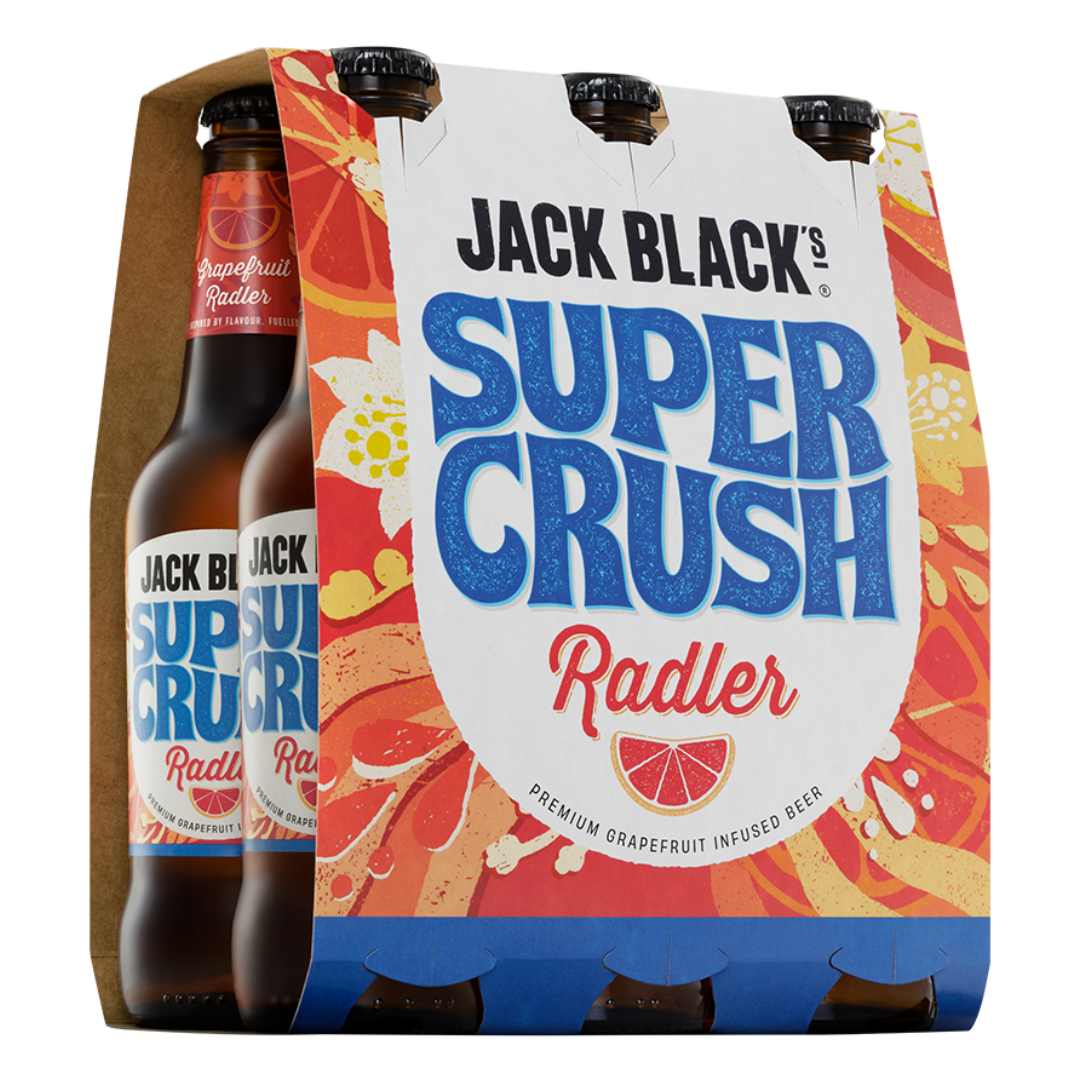 Jack Black's Super Crush Grapefruit Radler 340ml | Cape & Cane