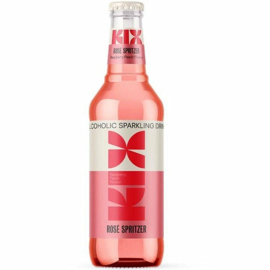 Kix Rose Raspberry Peach Spritzer 330ml | Cape & Cane