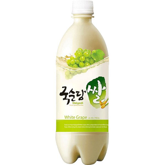 Kooksoondang Makgeolli White Grape Flavour 750ml | Cape & Cane
