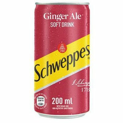 Schweppes Ginger Ale 200ml Can | Cape & Cane
