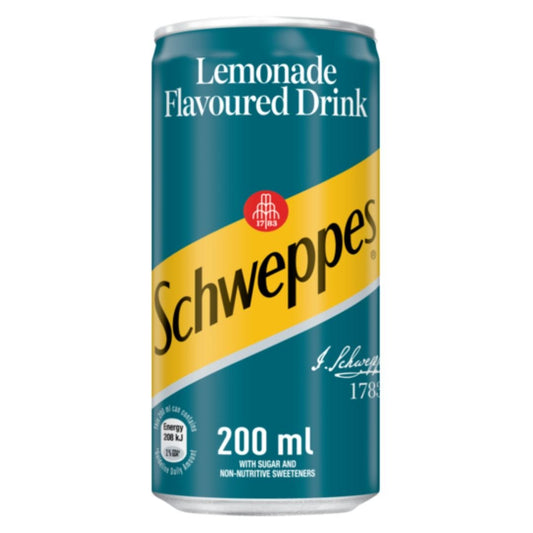 Schweppes Lemonade 200ml Can | Cape & Cane