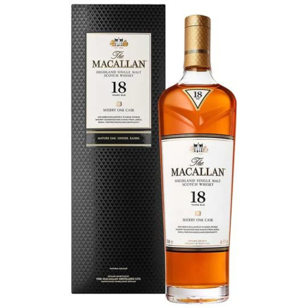 The Macallan 18 Year Old Sherry Cask | Cape & Cane