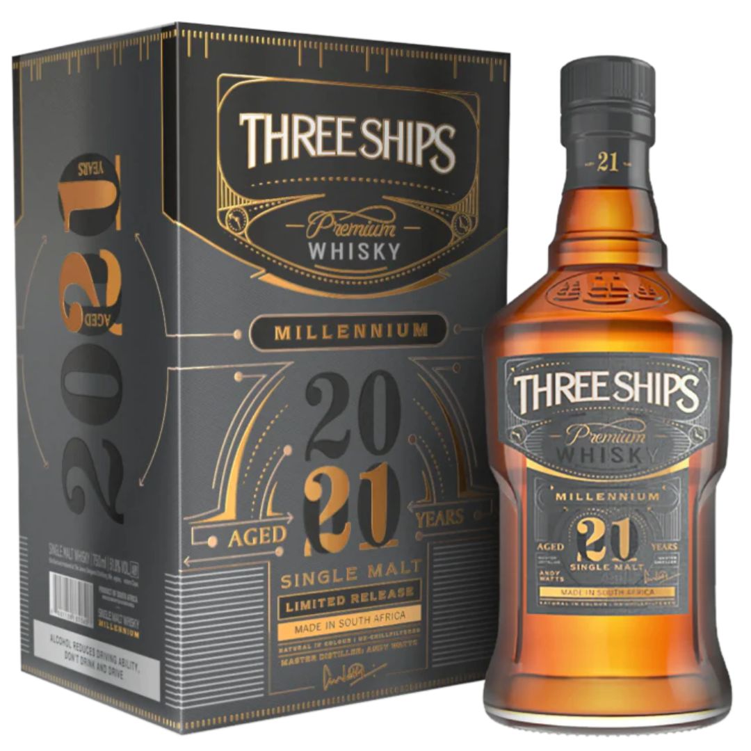 Three Ships 21 Year Old Millennium | Cape & Cane