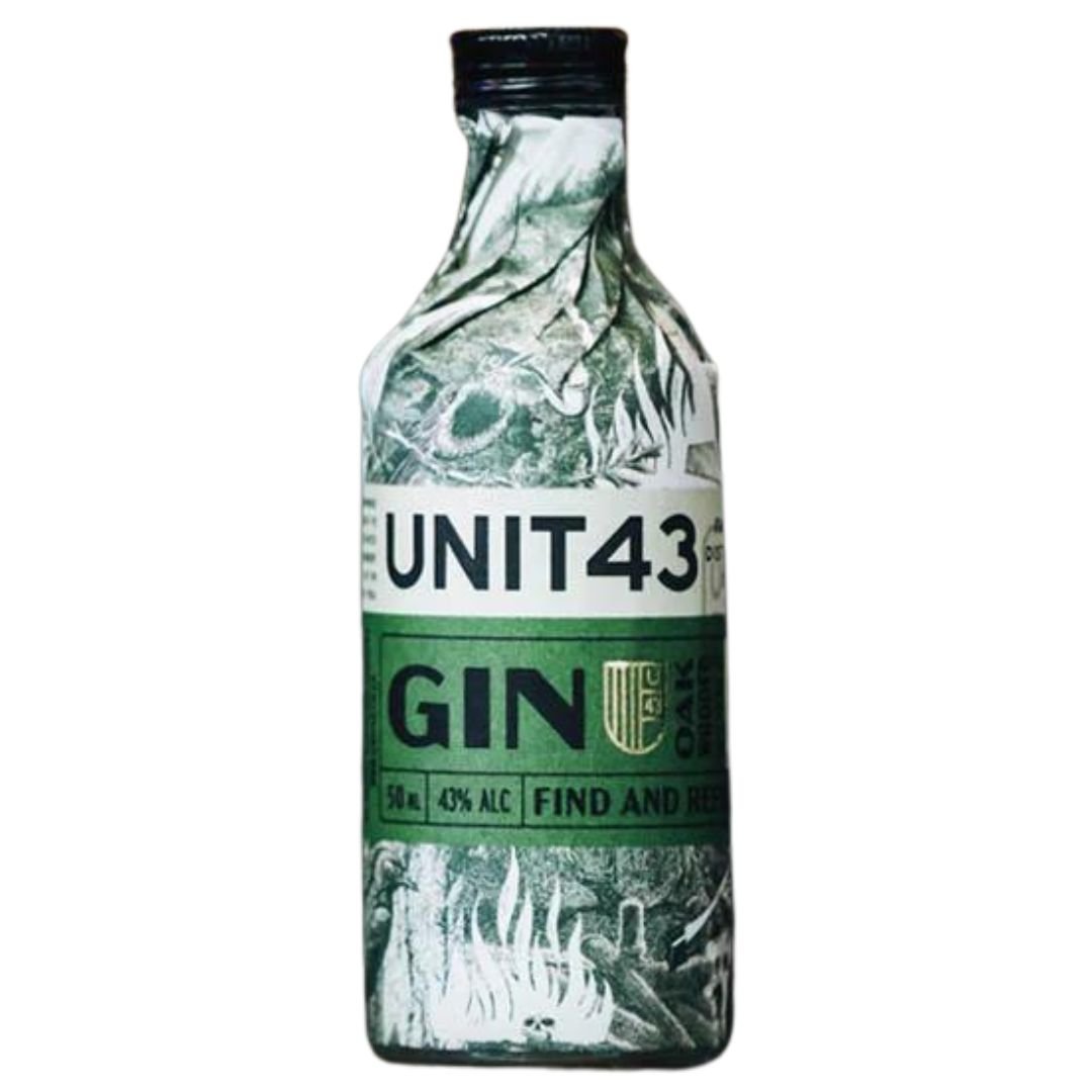 Unit 43 Oak Wooded Gin 50ml | Cape & Cane